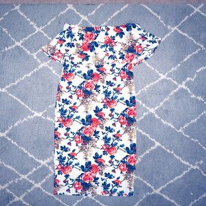 Floral Ruffle Midi Dress